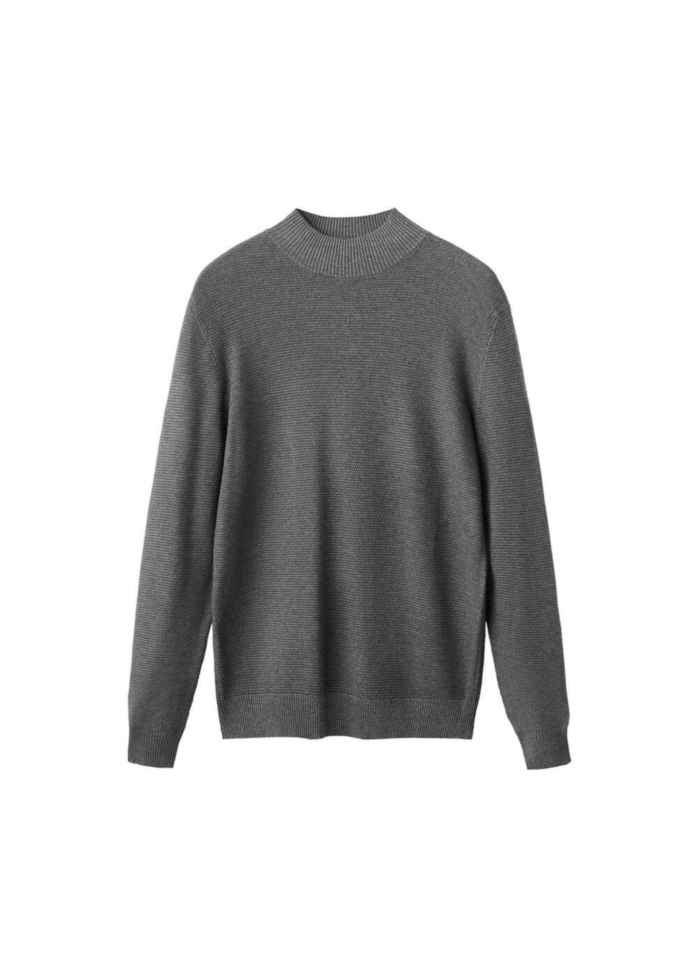 MANGO MAN Sweater 'Carino' in Grey: front