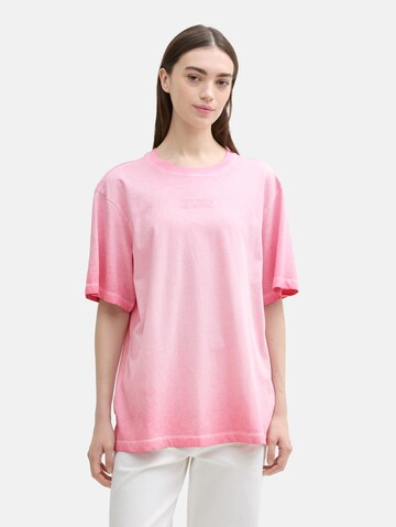 TOM TAILOR DENIM Shirt in Pink: Vorderseite