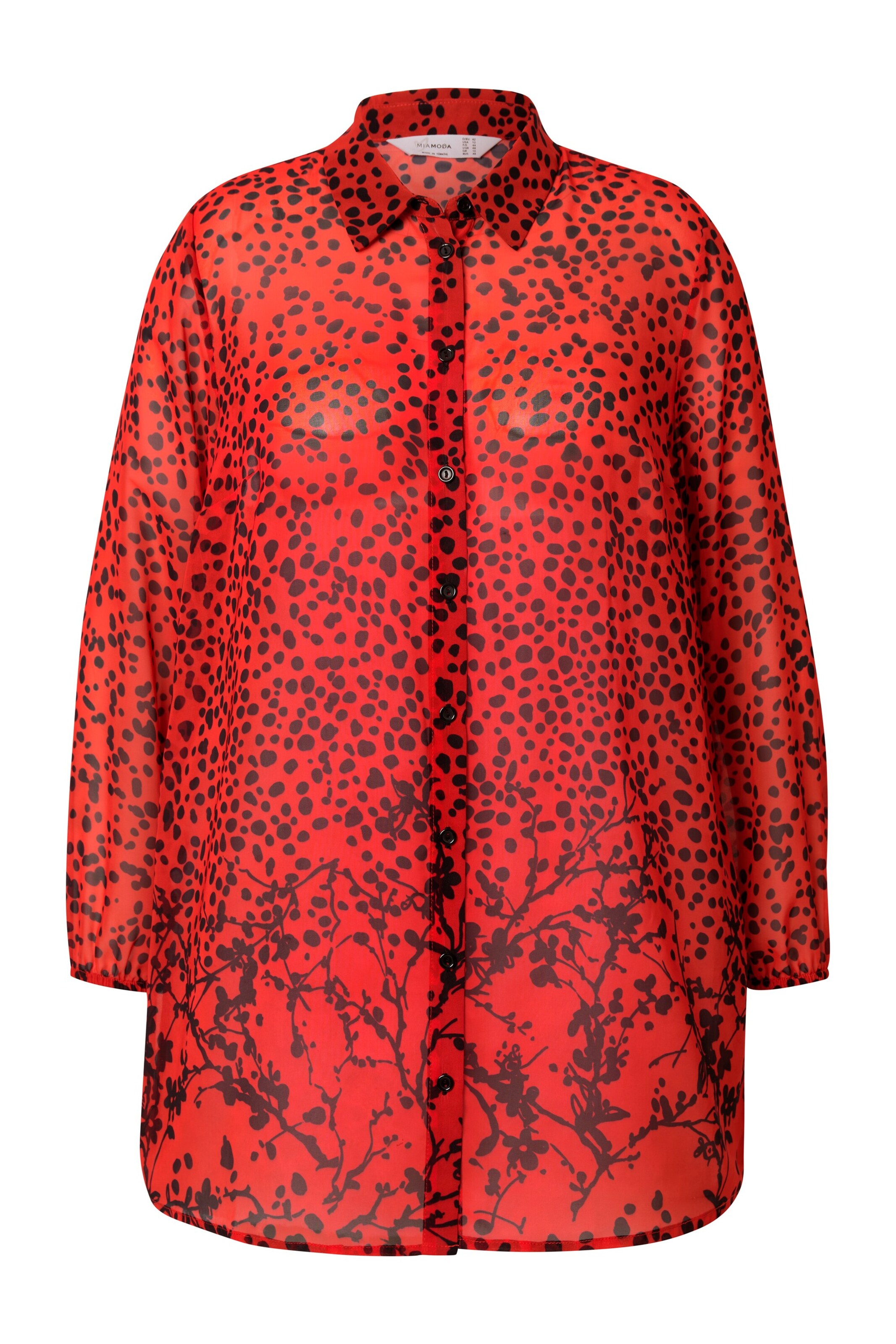 MIAMODA Bluse in Rot: Vorderseite