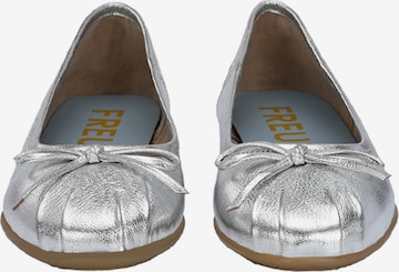 FREUDE Ballet Flats 'ALTEA' in Silver