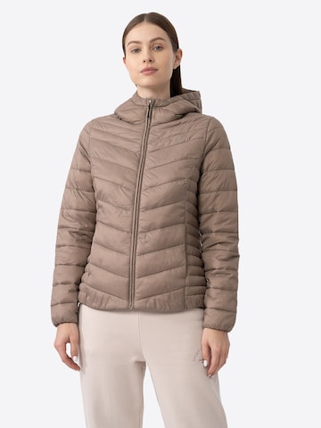 4F Winterjacke in Braun: predná strana