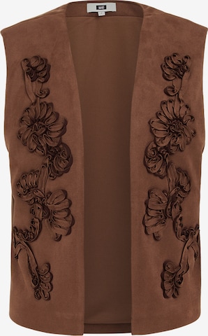 WE Fashion Liivi värissä ruskea: etupuoli