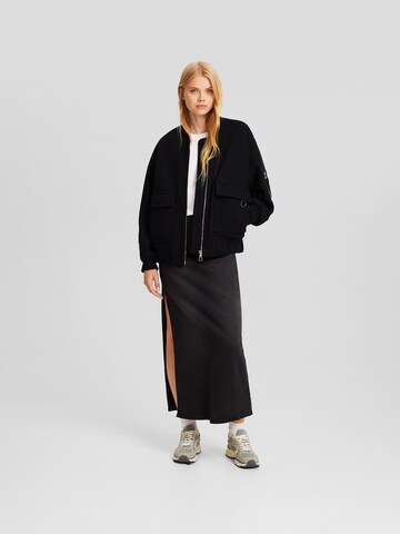 Bershka Between-Season Jacket in Black