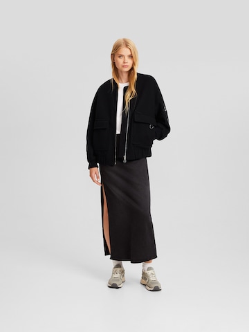 Bershka Jacke in Schwarz