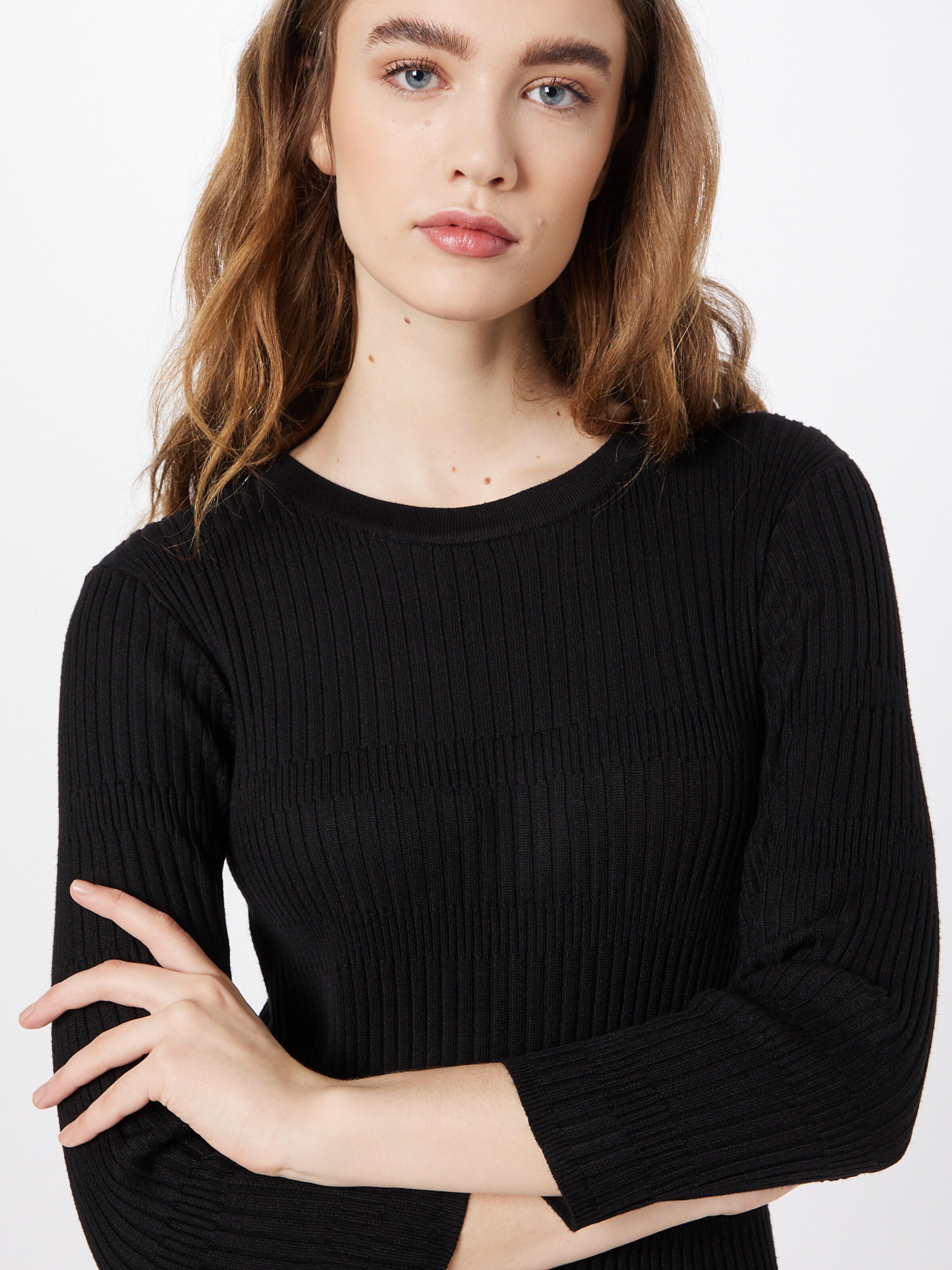 Frauen Kleider MOSS COPENHAGEN Kleid 'Hasle' in Schwarz - MV70261 Frauen Kleider MOSS COPENHAGEN Kleid 'Hasle' in Schwarz - MV70261