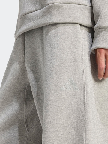 ADIDAS SPORTSWEARWide Leg/ Široke nogavice Sportske hlače 'ALL SZN' - siva boja