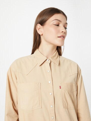 LEVI'S ® Pusero 'Donovan Western Shirt' värissä beige