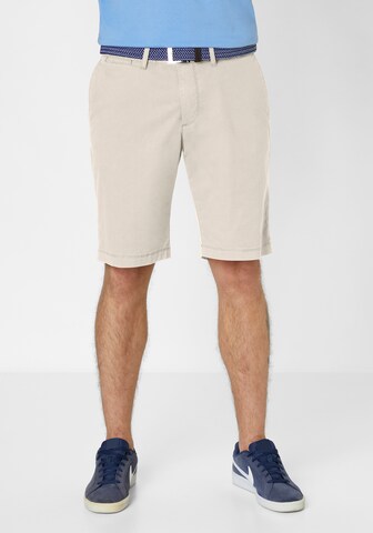REDPOINT Slim fit Chino Pants in White: front