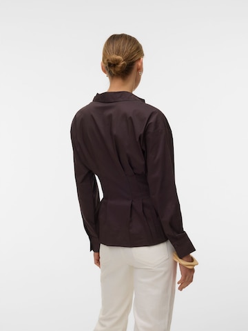 VERO MODA Bluse 'VMLotus' i brun