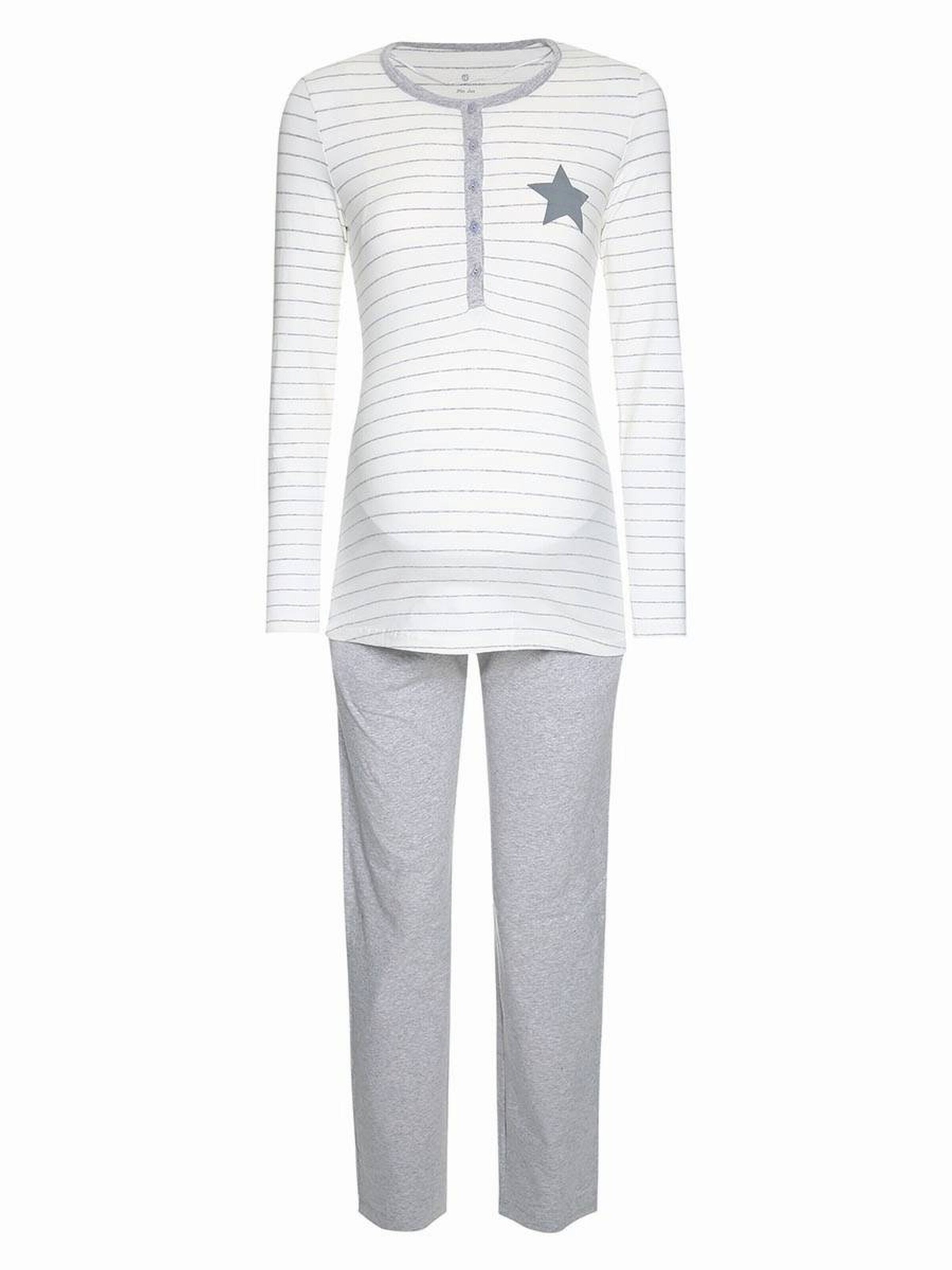 BELLYBUTTON Pyjama‌‌‌‌‌ in Grau: Vorderseite