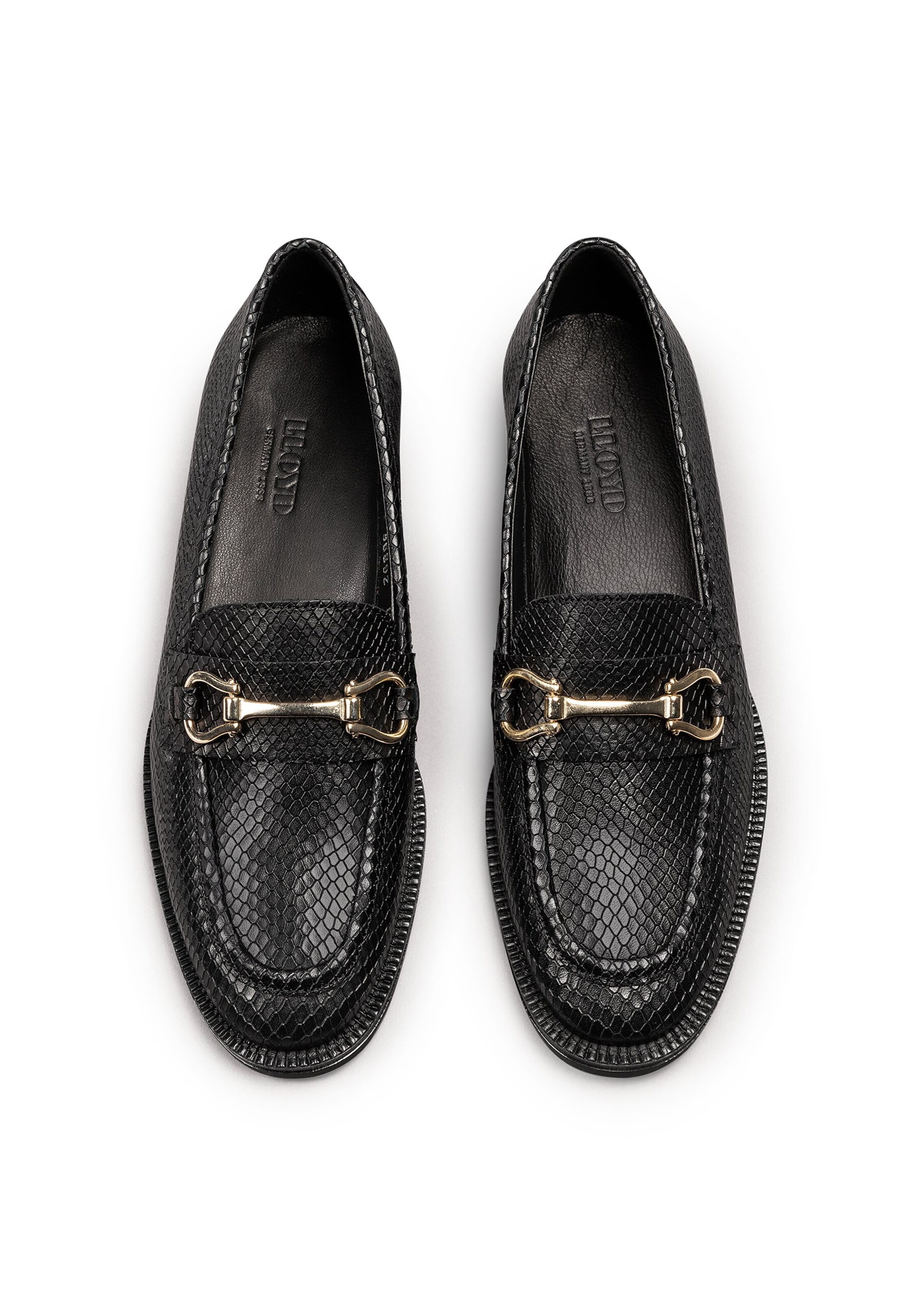 LLOYD Classic Flats in Black