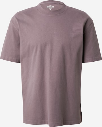 T-Shirt HOLLISTER en violet : devant