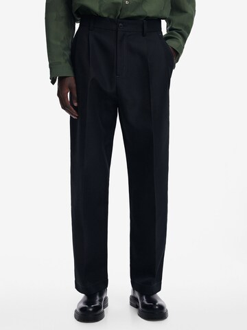 Desigual Loose fit Cargo trousers in Black: front