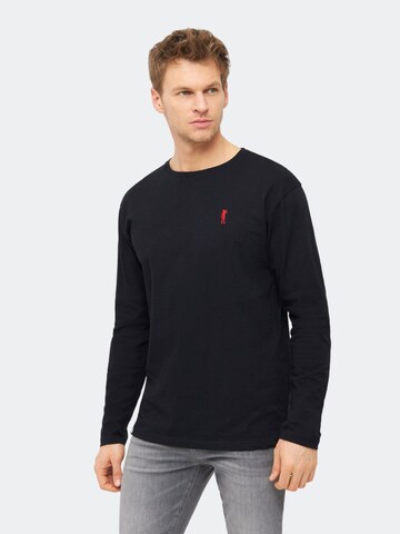 Derbe Shirt in Schwarz: Vorderseite