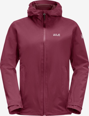 JACK WOLFSKIN Outdoor Jacket in Red: front