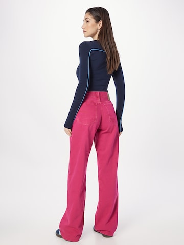 G-Star RAW Wide leg Jeans 'Judee' in Pink
