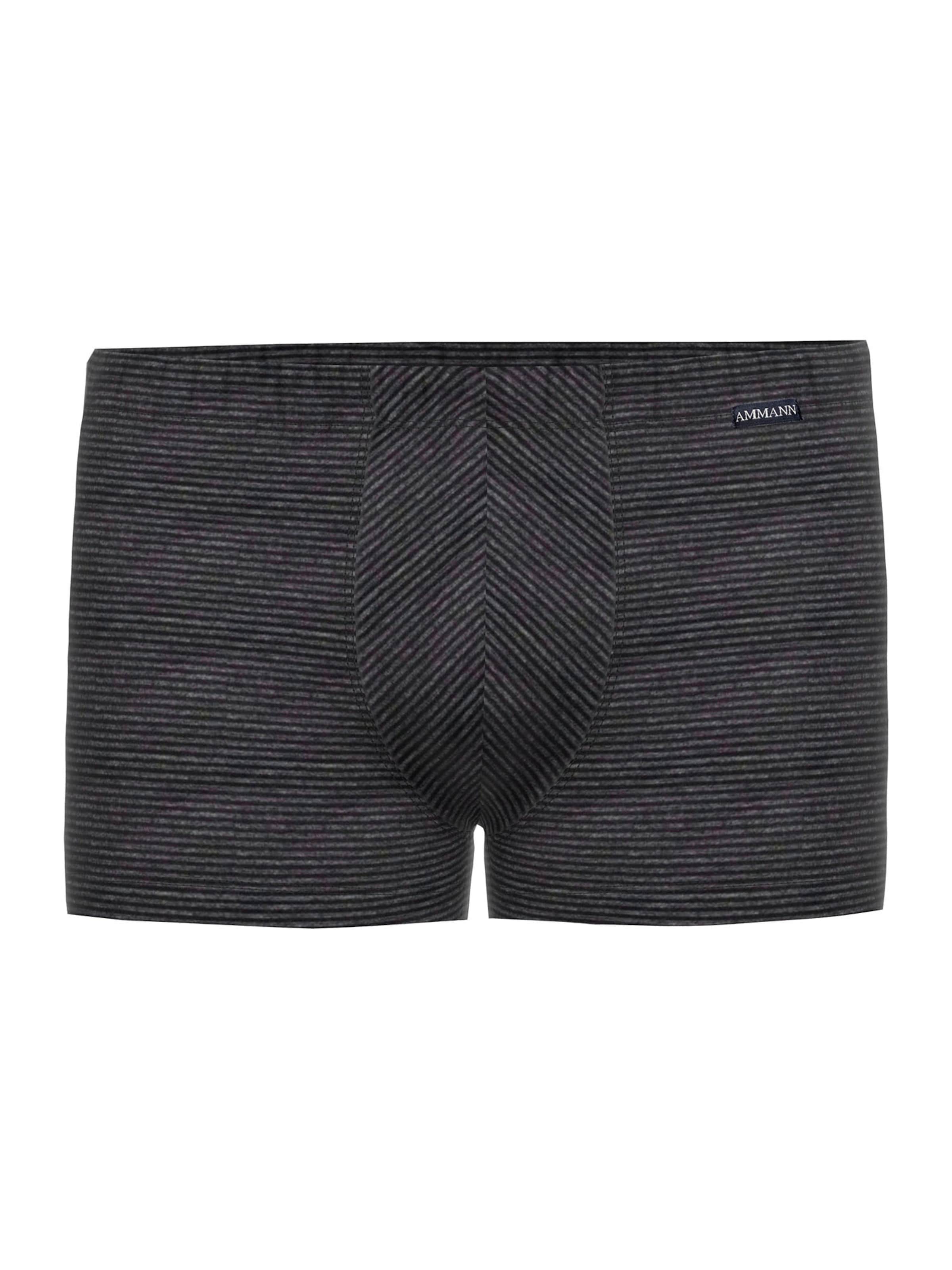 Ammann Boxer shorts ' Jeans Single ' in Grey: front