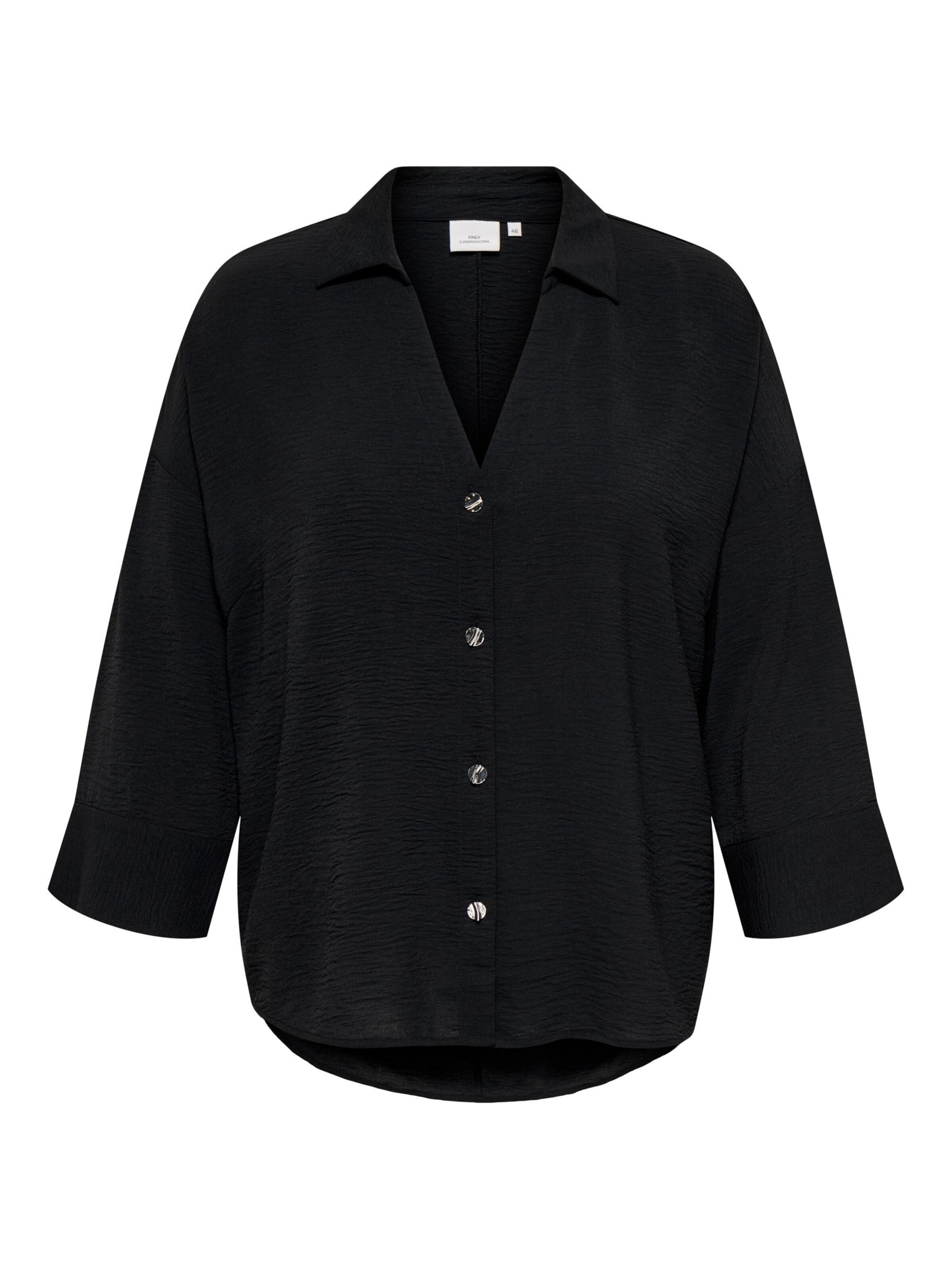 Chemisier 'CARSVERRE' ONLY Carmakoma en noir : devant