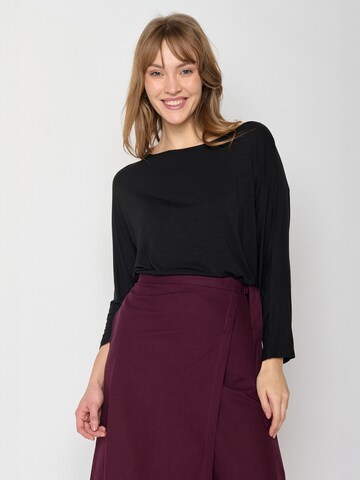 GREENBOMB Shirt in Black: front