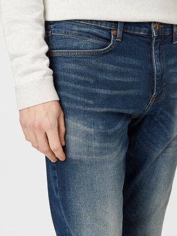 QS Regular Jeans i blå