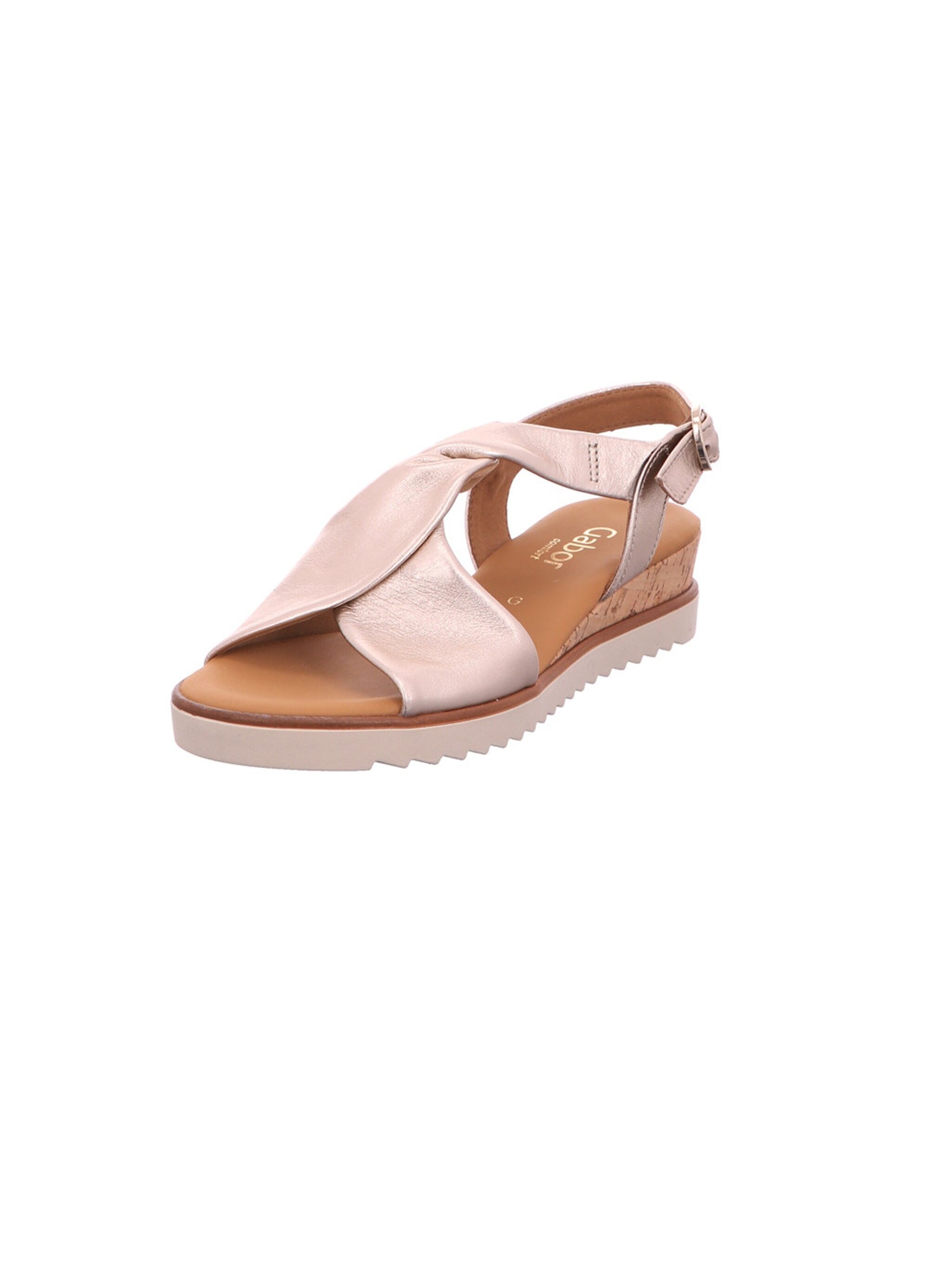 GABOR Sandalen met riem in Roze: voorkant