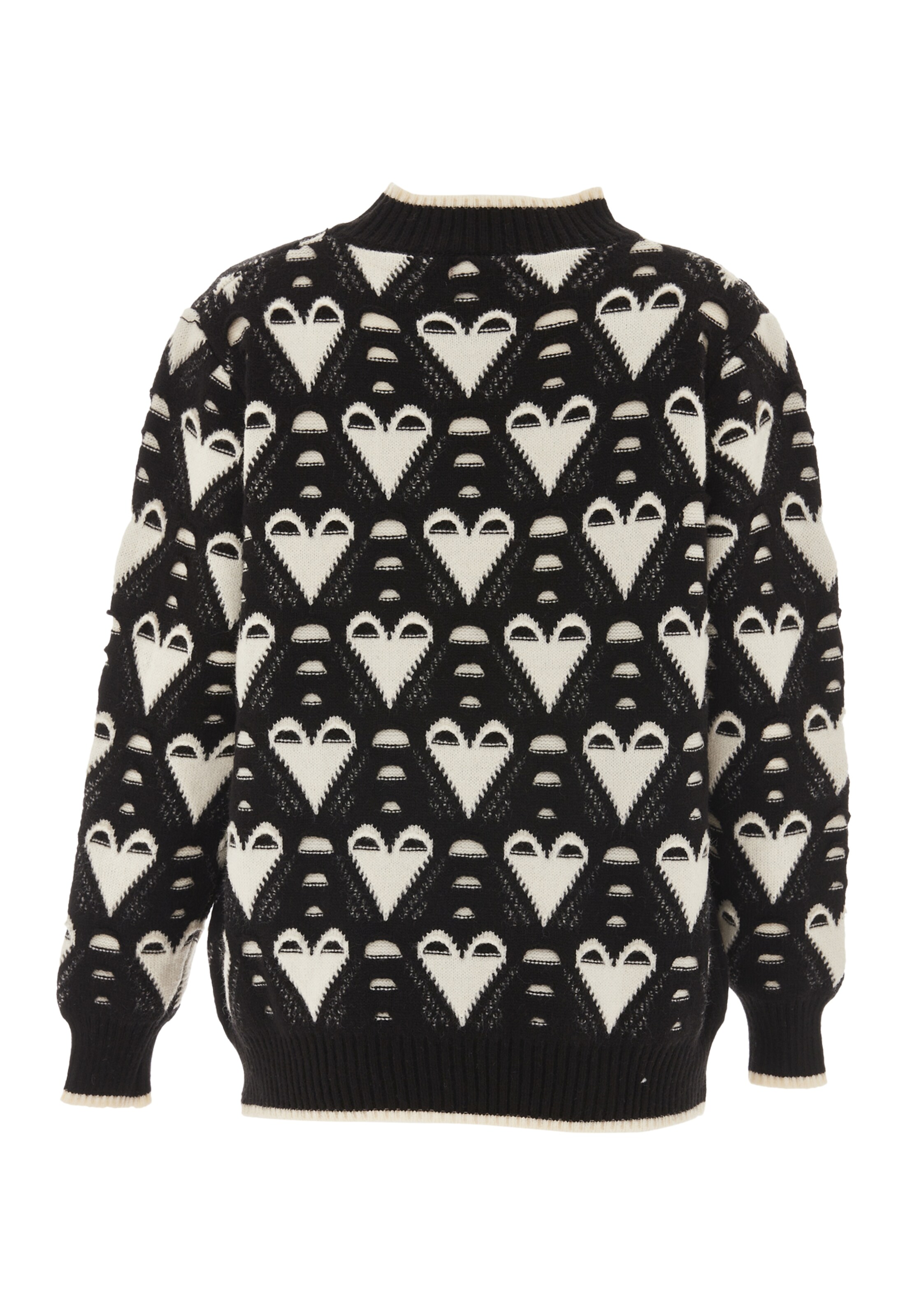 Pullover di swirly in nero