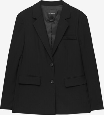 Pull&Bear Blazer | črna barva: sprednja stran