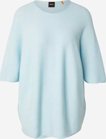 BOSS Pullover 'C_Flambers' in Blau: Vorderseite