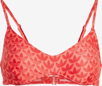 Hauts de bikini ADIDAS ORIGINALS en rouge : devant