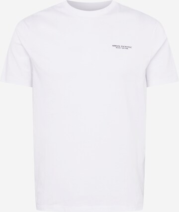 ARMANI EXCHANGE - Camiseta en blanco: frente