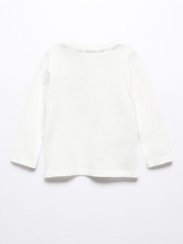 T-Shirt 'PAWORLD' MANGO KIDS en blanc