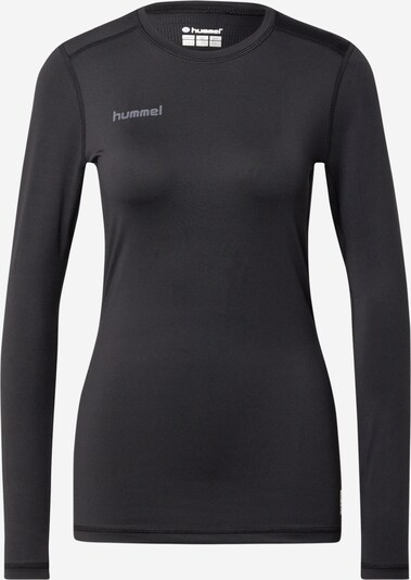 Hummel Tehnička sportska majica u crna / bijela, Pregled proizvoda