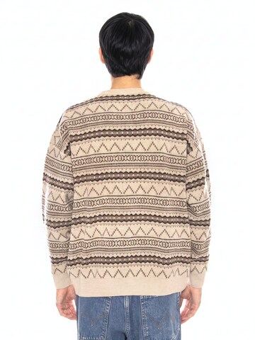 OLOW Sweter 'Khumalo Sweater Multicolour' w kolorze beżowy