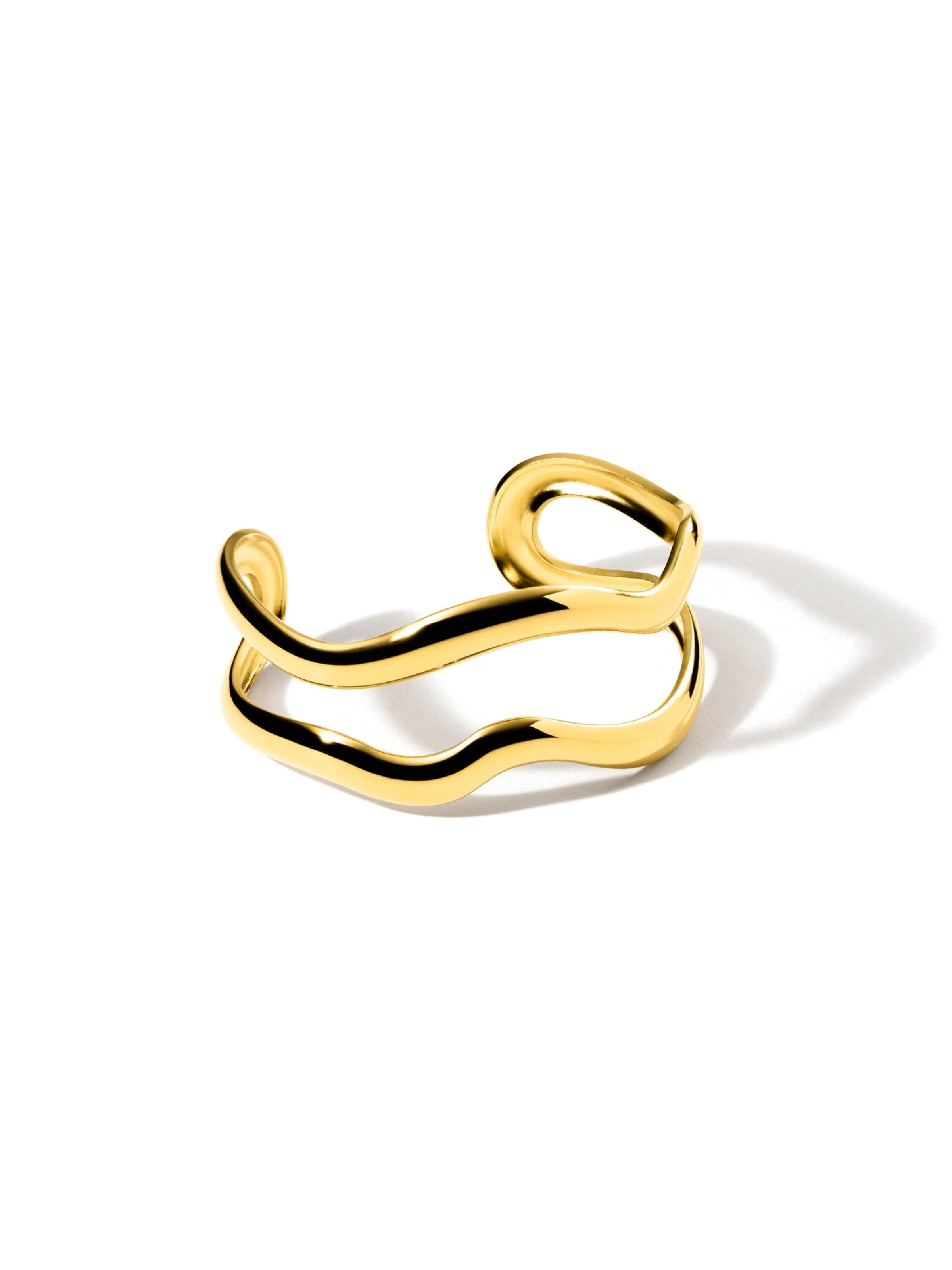 hiBALI Ring 'Organic' in Gold: front
