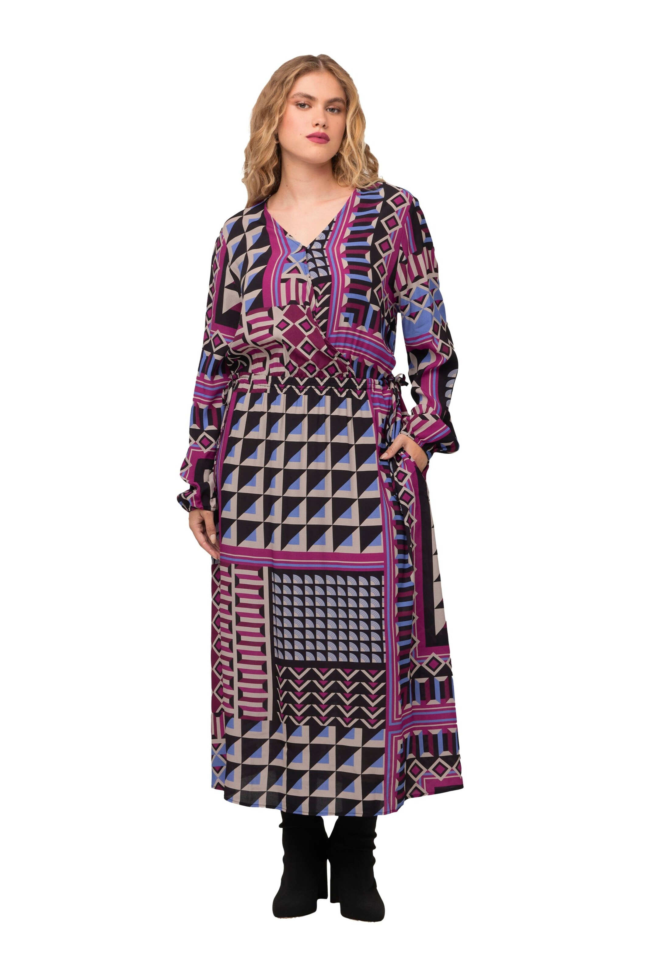 Ulla Popken Kleid in Mischfarben: Vorderseite