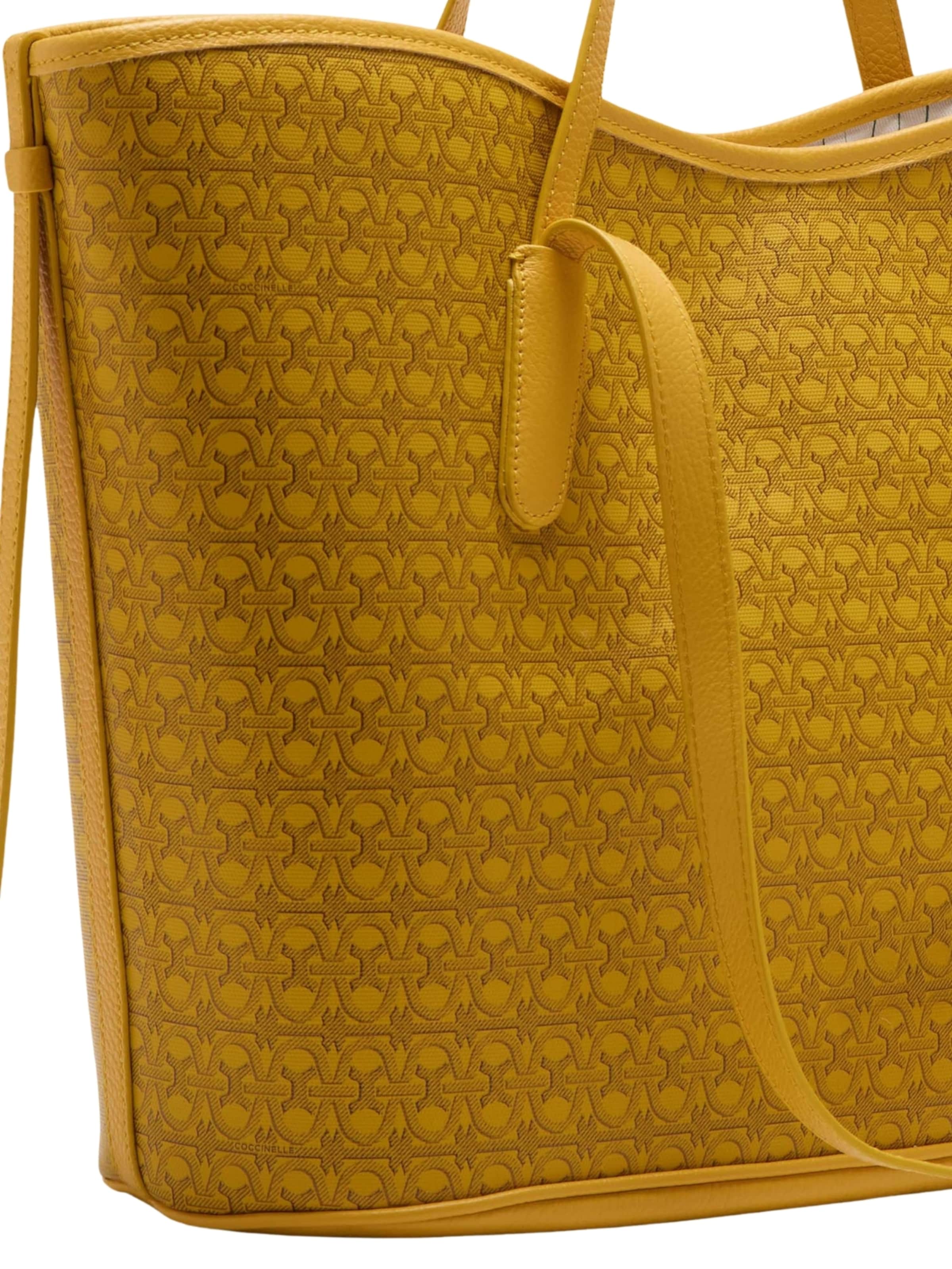 Shopper 'COCCINELLE NEW NEVER WITHOUT' di Coccinelle in giallo