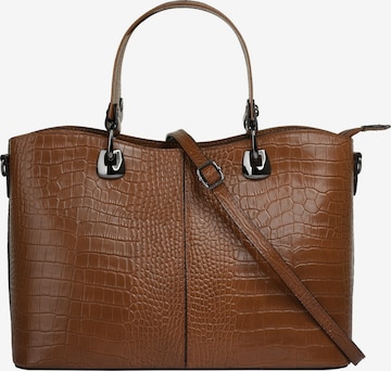 Cluty Handtasche in Braun: Vorderseite