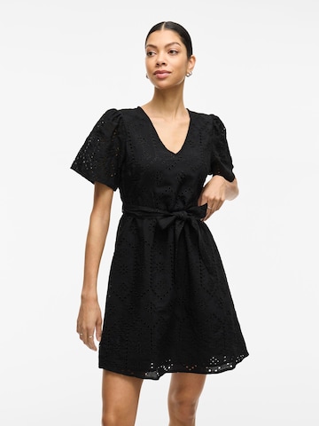 VILA Dress in Black: front