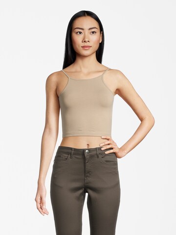 AÉROPOSTALE Top in Beige: front