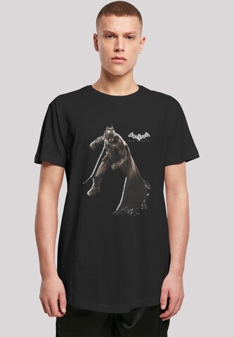 F4NT4STIC Shirt 'DC Comics Batman Arkham Knight Shadow Stance' in Zwart: voorkant