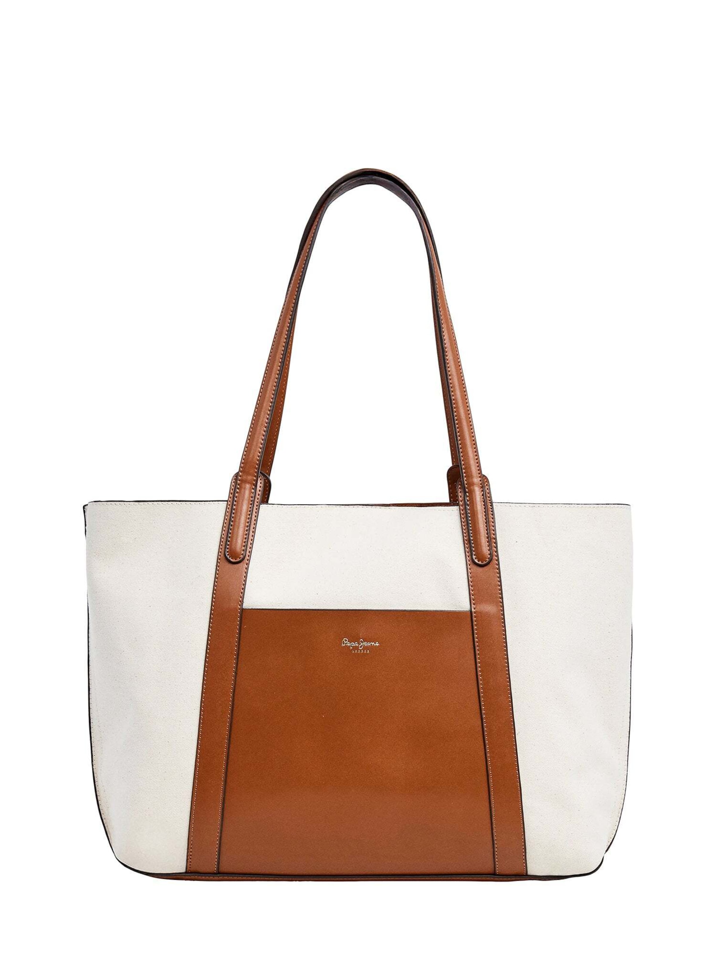 Sacs à main 'AUDREY TALE' Pepe Jeans en marron : devant