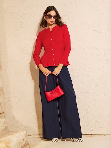 love & roses Knit cardigan in Red