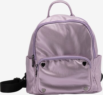 MYMO Backpack in Purple: front