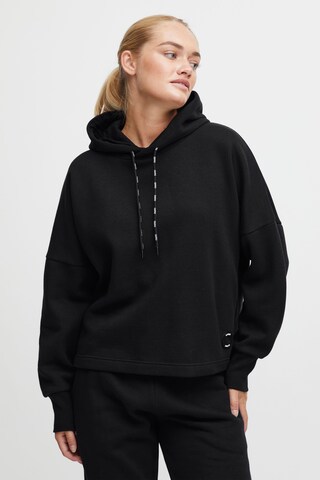 Oxmo Sweatshirt 'sanni' in Zwart: voorkant