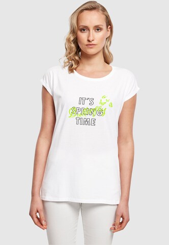 T-shirt 'It´s Spring Time' Merchcode en blanc : devant