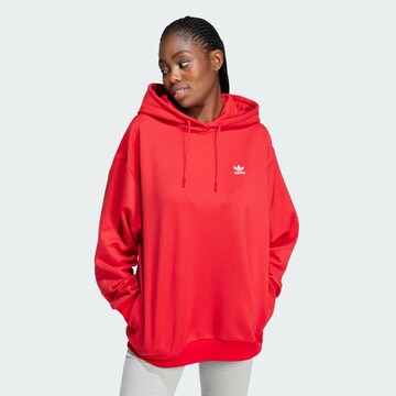 Sweat-shirt 'Trefoil' ADIDAS ORIGINALS en rouge : devant