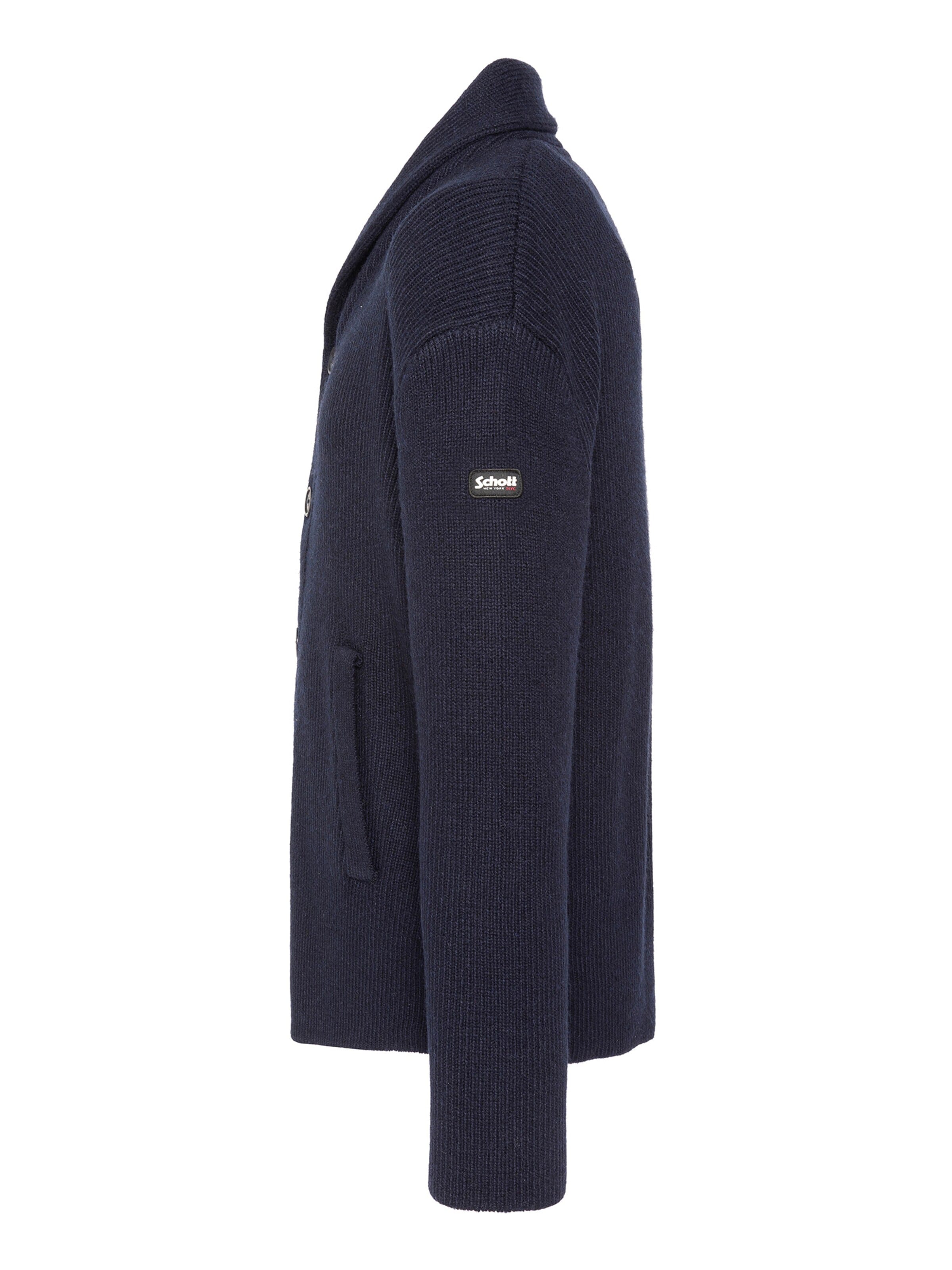 Vestes en maille Schott NYC en bleu