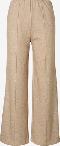 ABOUT YOU Wide leg Broek 'Eleonora' in Beige: voorkant