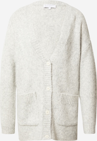 Designers Society Knit cardigan 'BONE' in Grey: front