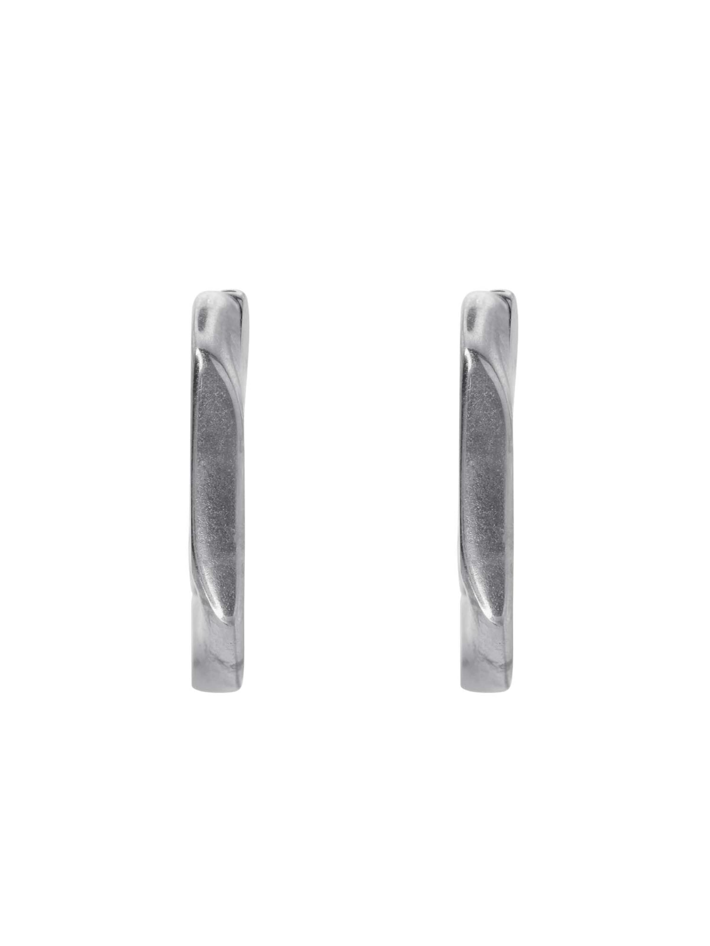 Heideman Oorbel 'Enzo' in Zilver: voorkant